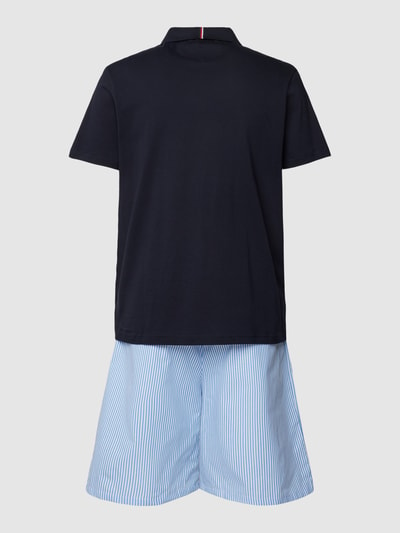 Tommy Hilfiger Pyjama van katoen met logodetail Marineblauw - 3