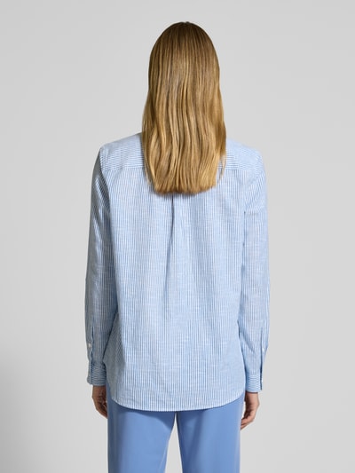 Christian Berg Woman Relaxed Fit Hemdbluse mit Brusttaschen Blau 5