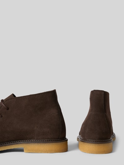 BOSS Boots aus echtem Veloursleder Modell 'KOPE' Dunkelbraun 2