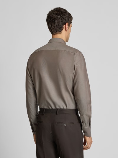 ETERNA Slim Fit Business-Hemd mit Kentkragen Sand 5