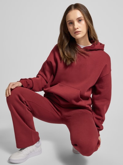 Gina Tricot Hoodie met oversized schouders Kersenrood - 3