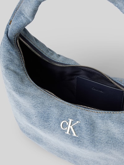 CK Calvin Klein Tas met hengsel en labelstitching Jeansblauw - 5