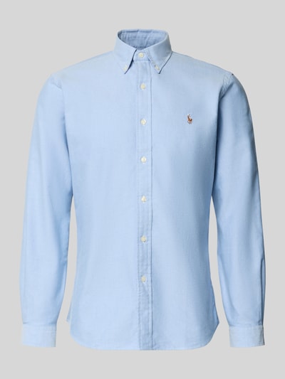 Polo Ralph Lauren regular fit vrijetijdsoverhemd van puur katoen Bleu - 2