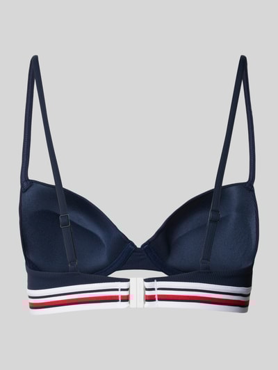 TOMMY HILFIGER Push Up Bikini-Oberteil mit verstellbaren Spaghettiträgern Marine 3