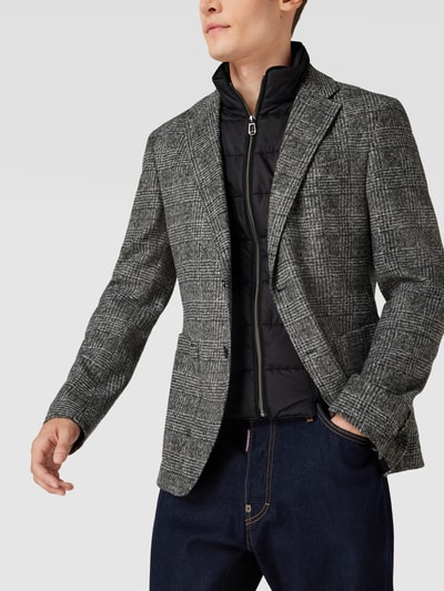 JOOP! Collection Slim Fit Jacke mit herausnehmbaren Kragen Modell 'Hecton' Hellgrau 3