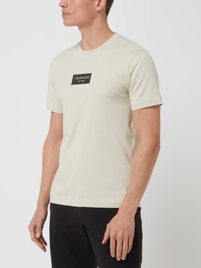 CK Calvin Klein T-Shirt aus Bio-Baumwolle  Sand 4