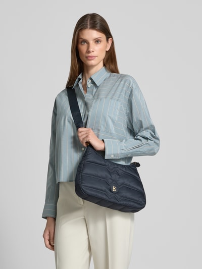 BOGNER Torba na ramię z pikowaniem model ‘Wallis’ Granatowy 1