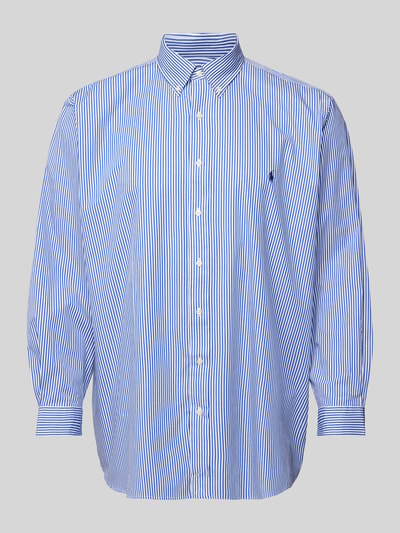 Polo Ralph Lauren Big & Tall PLUS SIZE vrijetijdsoverhemd met labelstitching Lichtblauw - 2
