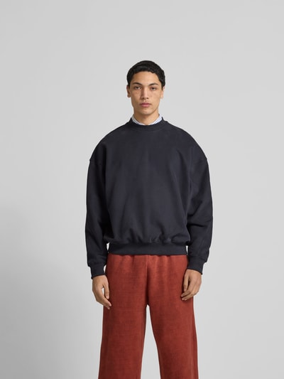 ANNARR Sweatshirt mit gerippten Abschlüssen Dunkelblau 4
