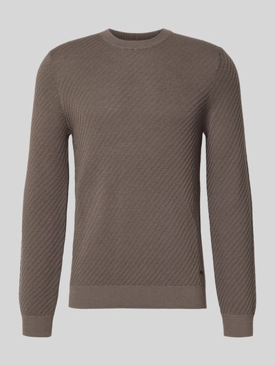 JOOP! COLLECTION Strickpullover aus Woll-Mix Modell 'Dariono' Beige 2
