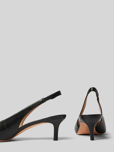 Lauren Ralph Lauren Lederpumps mit Pfennigabsatz Modell 'LOLAH' Black 2