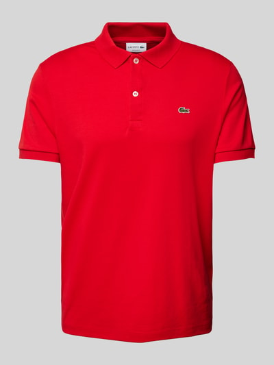 Lacoste Regular Fit Poloshirt mit Label-Detail Rot 1