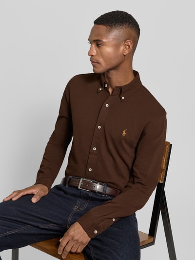 Polo Ralph Lauren Freizeithemd mit Knopfleiste Rostrot 3
