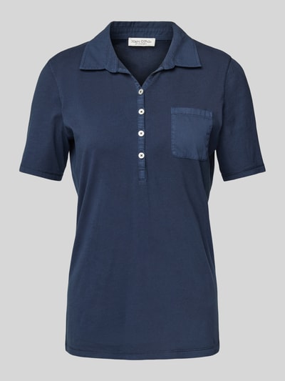 Marc O'Polo Regular Fit Poloshirt aus reiner Baumwolle Marine 1