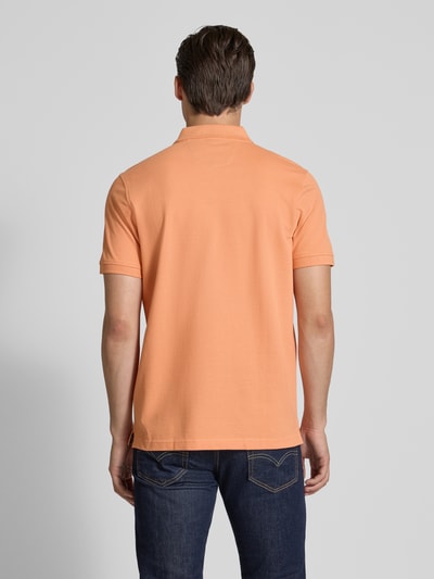 Lerros Poloshirt mit Label-Stitching Orange 5