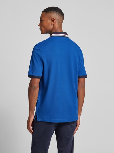 bugatti Regular Fit Poloshirt mit Label-Badge Royal 5