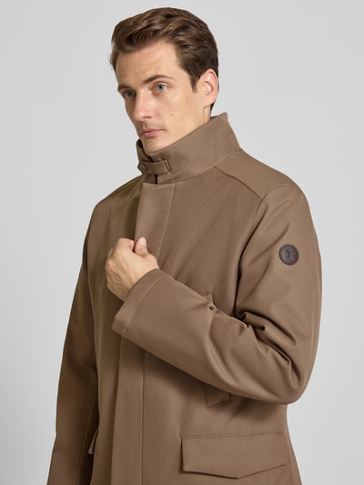 JOOP! Collection Lange jas met klepzakken, model 'DARRY' Beige - 3