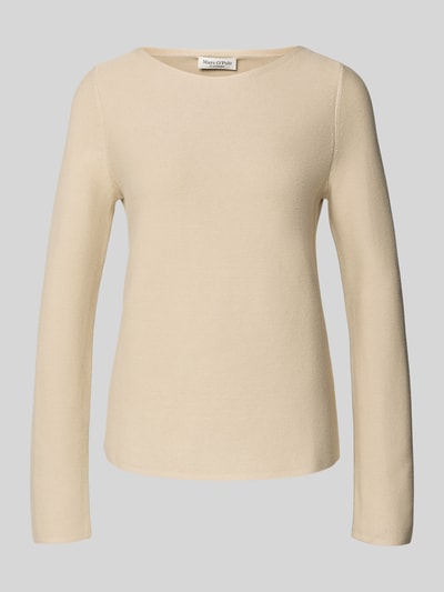 Marc O'Polo Regular fit pullover van puur katoen Offwhite - 2