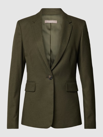 Christian Berg Woman Selection Blazer met reverskraag Olijfgroen - 2