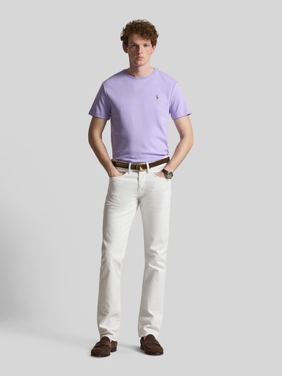 Polo Ralph Lauren regular fit T-shirt van puur katoen Paars - 1