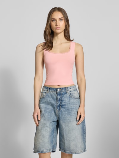 Review Tanktop mit U-Ausschnitt Rosa 4