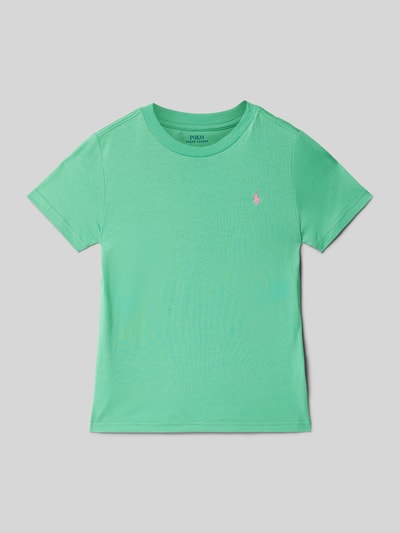 Polo Ralph Lauren Teens T-shirt z czystej bawełny Zielony 1