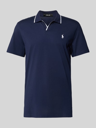 Polo Ralph Lauren Poloshirt mit Label-Stitching Marine 2