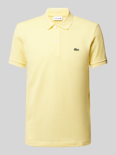 Lacoste Slim Fit Poloshirt mit Label-Badge Modell 'CORE' Gelb 1