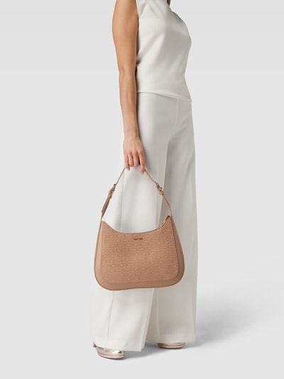 CK Calvin Klein Handtas met labeldetail Beige - 1