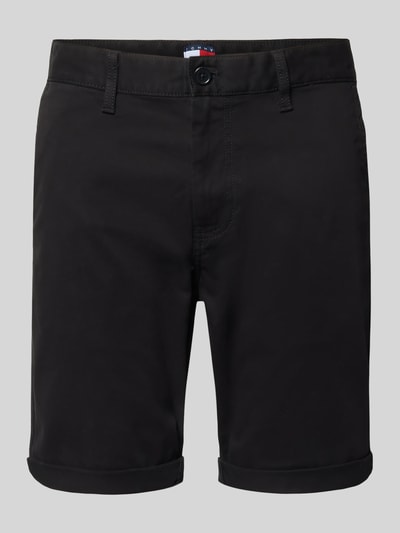 Tommy Jeans Slim Fit Chinoshorts aus Baumwoll-Mix Black 2