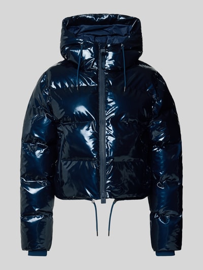 RAINS Steppjacke mit Kapuze und Zweiwege-Reißverschluss Modell 'Alta' Marine 2