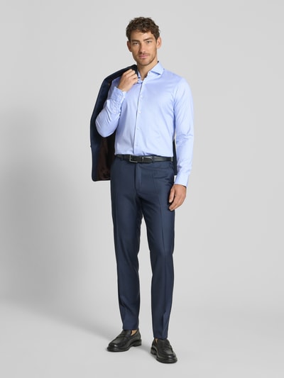 BOSS Regular Fit Business-Hemd mit Haifischkragen Bleu 1
