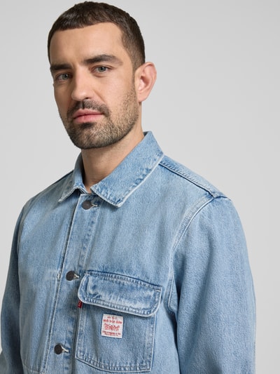 Levi's® Jeansjacke mit Brusttaschen Modell 'BROADWAY' Hellblau 3