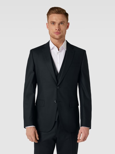 BOSS Anzug mit Webmuster Modell 'Huge' Black 4