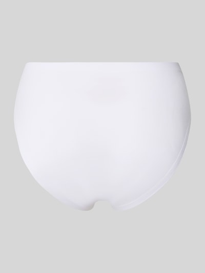 Produktfoto, witte slip van het Model 'Baretogo' van MAGIC Bodyfashion, mix van katoen en lyocell, nauwsluitend, elastische band, Set van 3