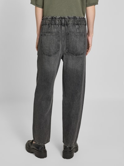 Jake*s Casual Jeansy z elastycznym pasem i efektem znoszenia Średnioszary 5