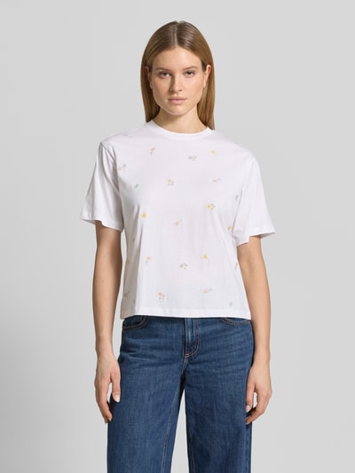 Jake*s Casual T-shirt z rękawem 1/2 Biały 4