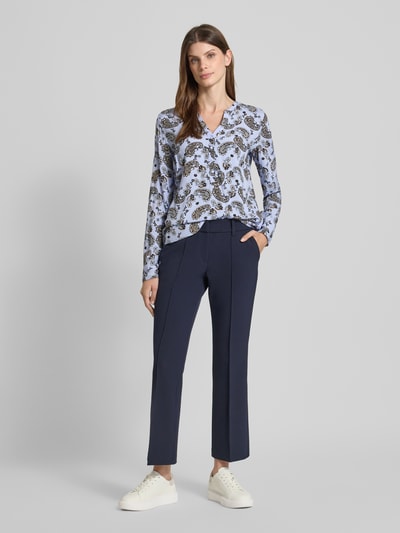 Christian Berg Woman Blusenshirt aus Viskose mit V-Ausschnitt Lavender 1