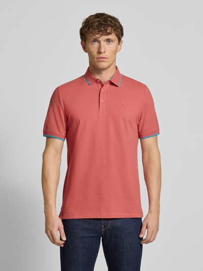 s.Oliver RED LABEL Regular Fit Poloshirt aus Baumwoll-Mix Altrosa 4