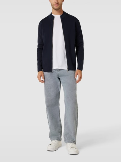 Esprit Collection Strickjacke mit Stehkragen Dunkelbraun 1