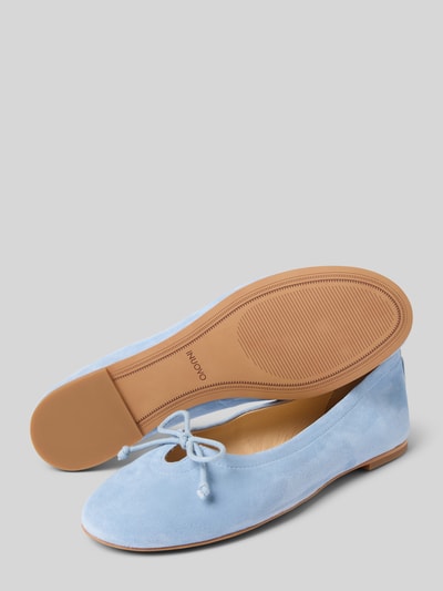 INUOVO Ballerinas aus Leder mit Schleifendetail Royal 4