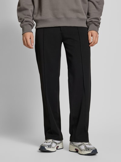 EIGHTYFIVE Stoffhose mit Nahtreißverschlusstaschen Black 4