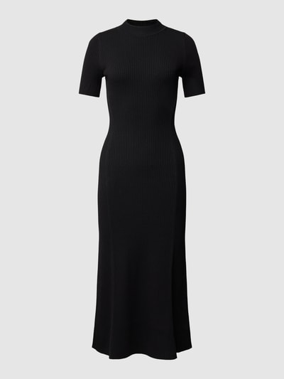 HUGO Sukienka midi z wycięciem na plecach model ‘Shariby’ Czarny 2