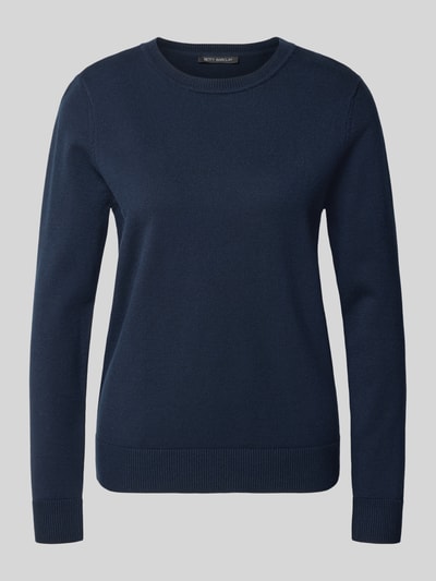 Betty Barclay Regular Fit Pullover aus Viskose-Mix Modell 'LT NOVEMBER' Marine 1
