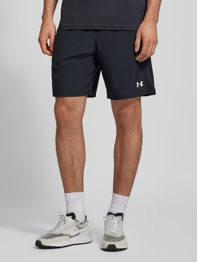 Under Armour Regular Fit Shorts mit Label-Print Modell 'Tech Utility' Black 4