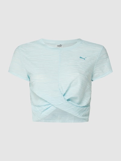 PUMA PERFORMANCE Cropped T-Shirt mit Strukturmuster Mint 2