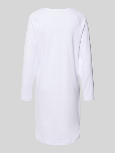 LOUIS & LOUISA Nachthemd met statementprint, model 'Wohlfühlmomente' Wit - 3