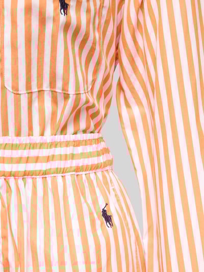 Polo Ralph Lauren Pyjama mit Logo-Stitchings und Knopfleiste Orange 2