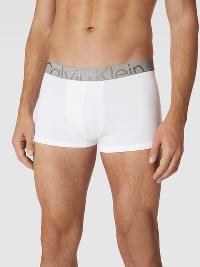 Calvin Klein Underwear Trunks mit Logo-Schriftzug Weiss 3