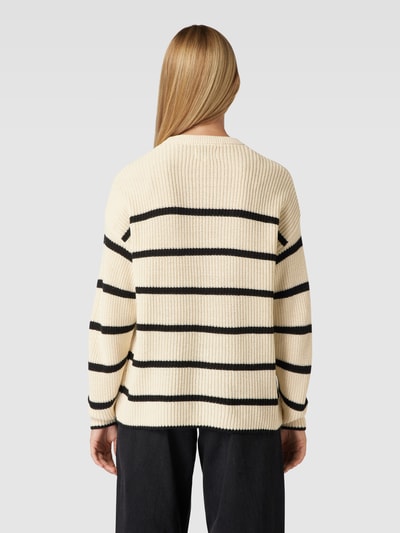 Only Strickpullover mit Blockstreifen Modell 'PERNILLE' Offwhite 5